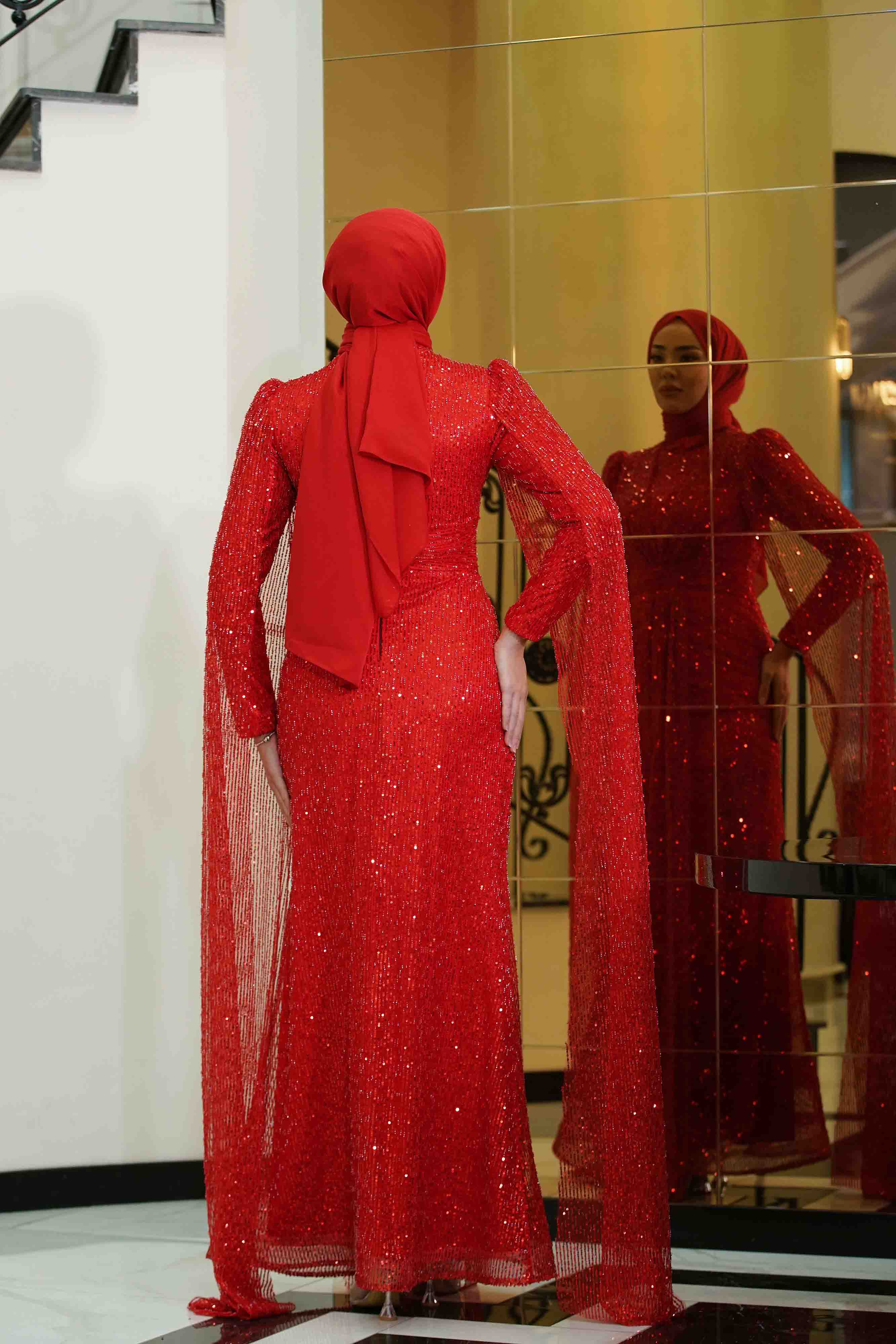 Nigar Abiye Kırmızı